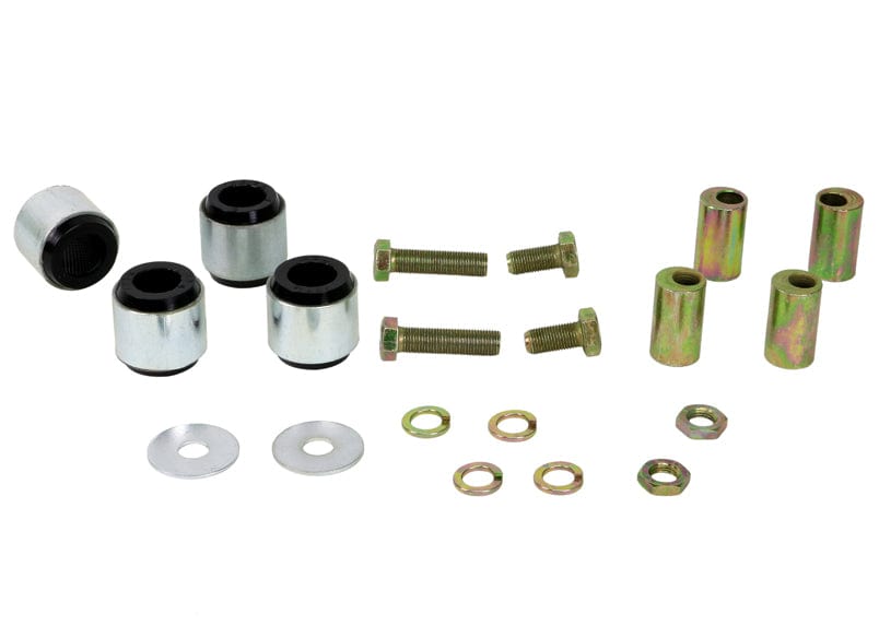 Whiteline 7 x 14 x 20 cm / Performance Alignment - adds +/- 0.5deg camber Rear Control Arm Upper - Bushing Kit Double Offset to Suit Chrysler 300C and Dodge Challenger, Charger SR
