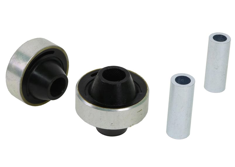 Whiteline 7 x 14 x 20 cm / Performance Alignment - adds +0.5deg caster Front Control Arm Lower - Inner Rear Bushing Double Offset Kit to Suit Toyota Coolla, Prius and Avensis Verso SR