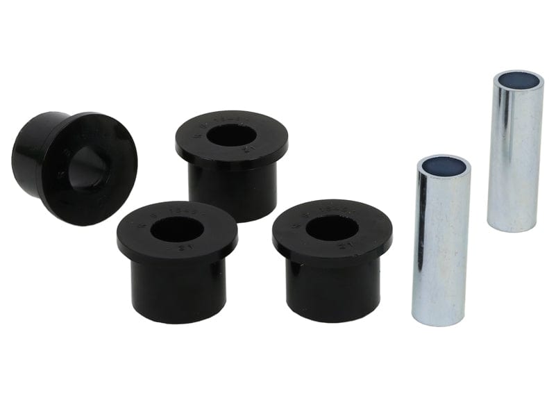 Whiteline 7 x 14 x 20 cm Rear Leaf Spring - Front Eye Bushing Kit to Suit Nissan Navara D21, D22 4wd SR