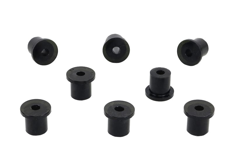 Whiteline 7 x 14 x 20 cm Rear Leaf Spring - Rear Eye and Shackle Bushing Kit to Suit Toyota Corolla KE10, KE20, KE30 SR