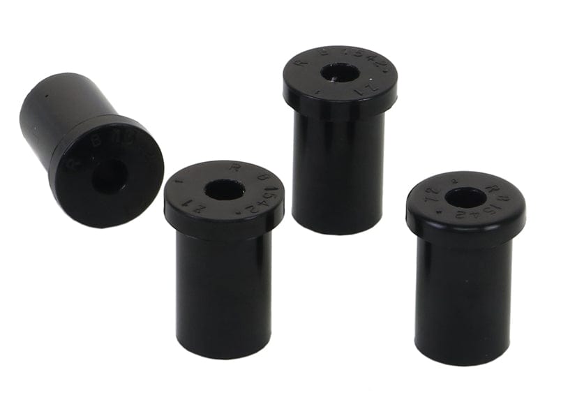 Whiteline 7 x 14 x 20 cm Rear Leaf Spring - Shackle Bushing Kit to Suit Mazda 808 FA3 and RX-3 SR