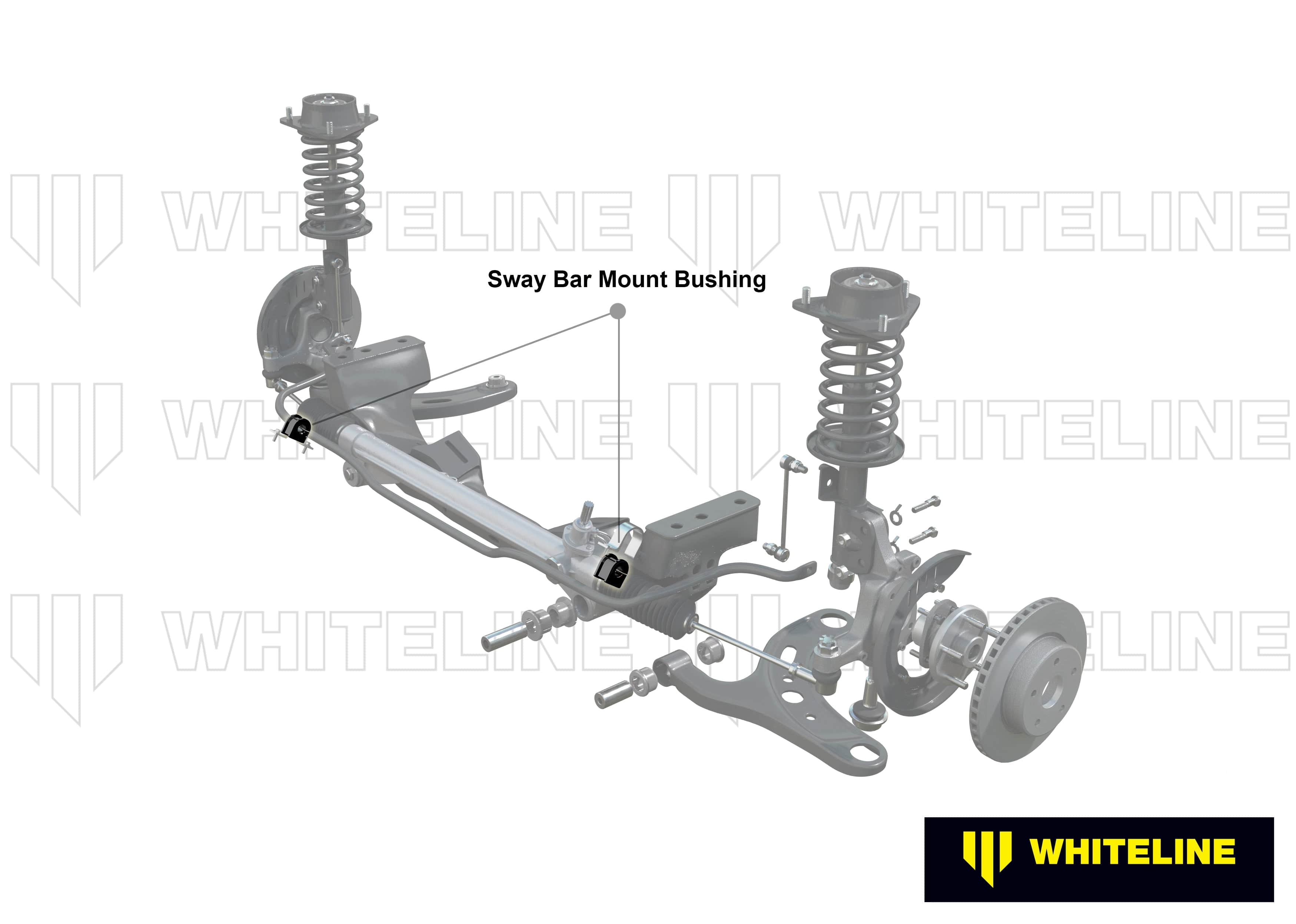 Whiteline 7 x 14 x 20 cm / Service kit - suits Whiteline sway bars Front Sway Bar Mount - Bushing Kit 20mm to Suit Whiteline Sway Bars SR