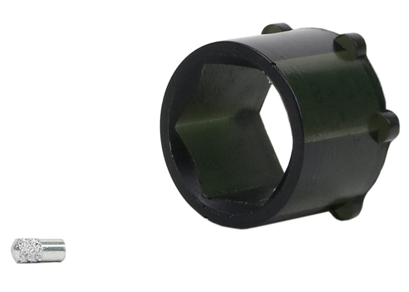 Whiteline 7 x 14 x 20 cm / Suits manual steering models - excludes VL models Front Steering Rack and Pinion - Shaft Guide Bushing Kit to Suit Ford, Holden and Nissan SR