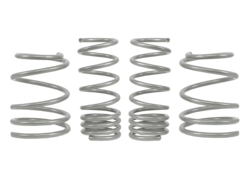 Whiteline Lowers vehicle approximately 10mm front and rear Front and Rear Coil Springs - Lowered to Suit Subaru Impreza GE, GV WRX STi SR