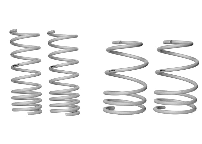 Whiteline Lowers vehicle approximately 15mm front and 30mm rear Front and Rear Coil Springs - Lowered to Suit Ford Focus RS LZ SR