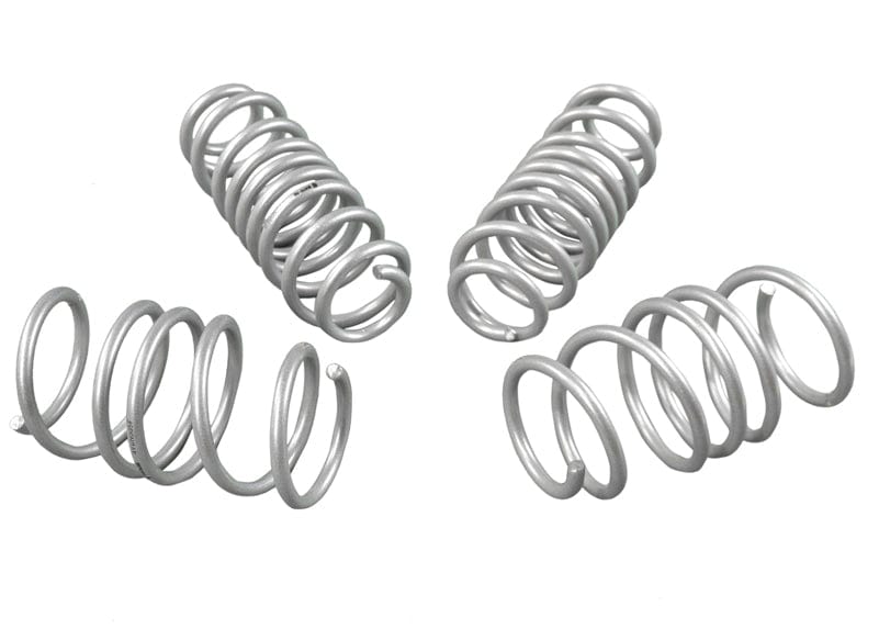 Whiteline Lowers vehicle approximately 20mm front and rear Front and Rear Coil Springs - Lowered to Suit Mercedes-benz A-Class A45 AMG W176 SR