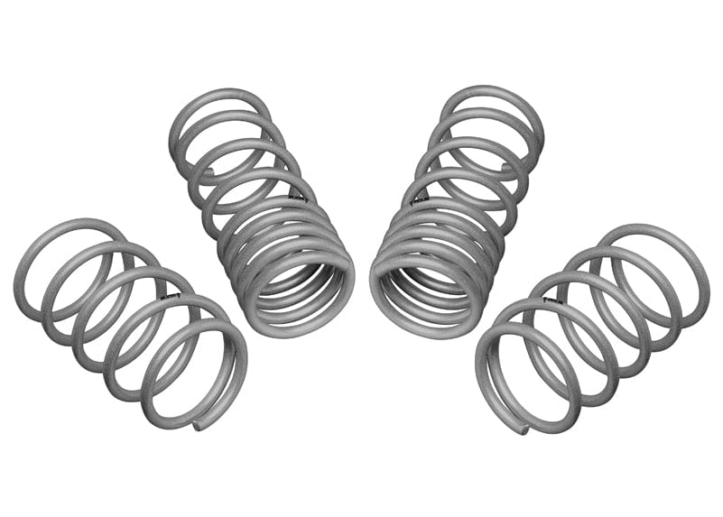 Whiteline Lowers vehicle approximately 25mm front and rear Front and Rear Coil Springs - Lowered to Suit Subaru BRZ and Toyota 86 SR