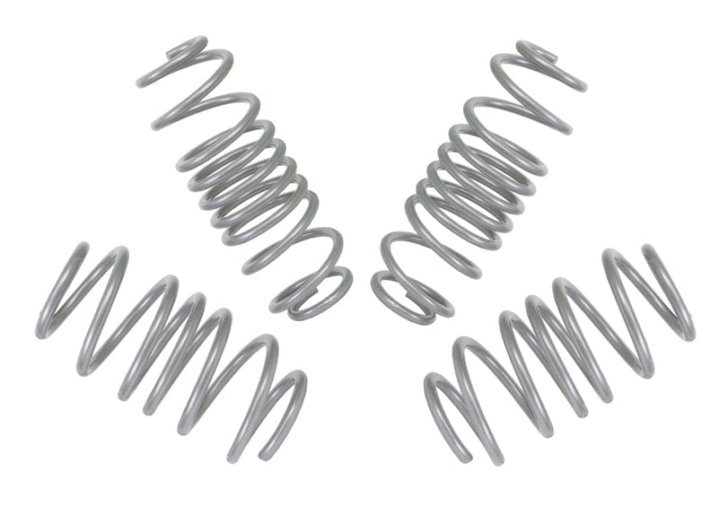 Whiteline Lowers vehicle approximately 30mm front and rear Front and Rear Coil Springs - Lowered to Suit Ford Fiesta St WZ SR