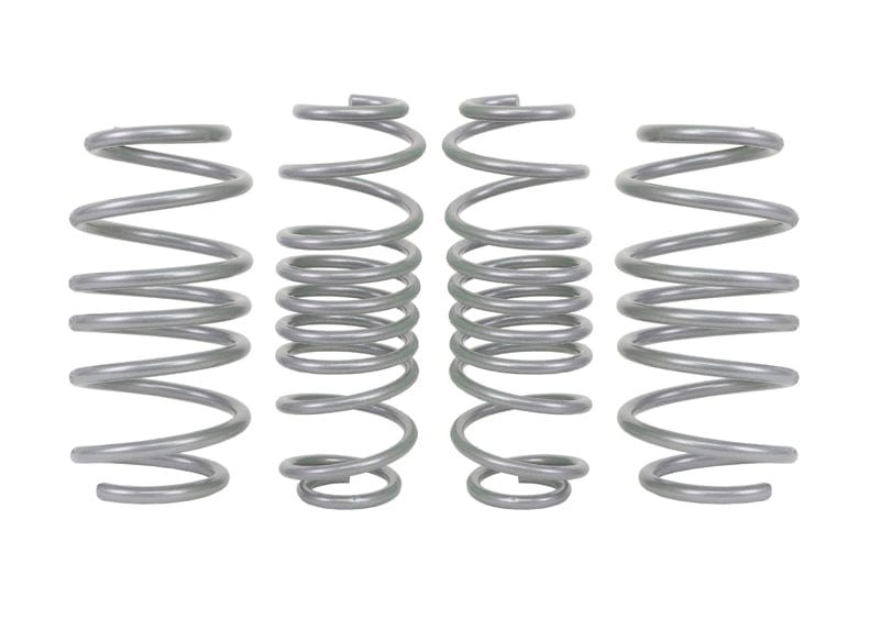 Whiteline Lowers vehicle approximately 30mm front and rear Front and Rear Coil Springs - Lowered to Suit Ford Fiesta St WZ SR
