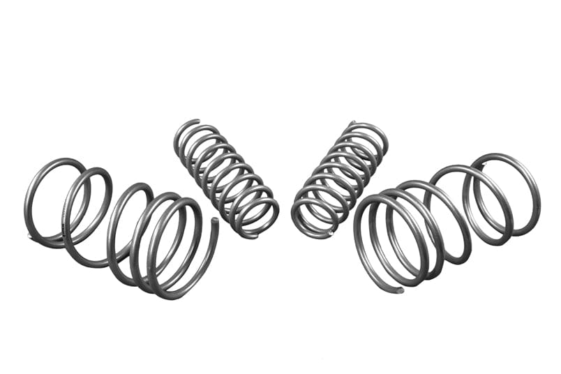 Whiteline Lowers vehicle approximately 35mm front and rear Front and Rear Coil Springs - Lowered to Suit Mitsubishi Lancer CJ, CY Fwd SR