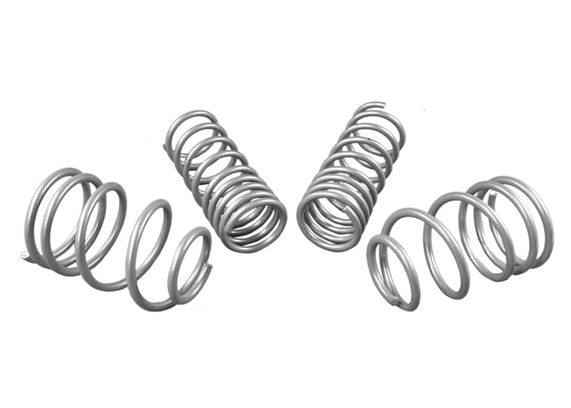 Whiteline Suits models 12/2014 - on with OEM struts with SEB, SED or YDA part number suffix - lowers vehicle approximately 25mm front and rear Front and Rear Coil Springs - Lowered to Suit Ford Focus ST LZ SR