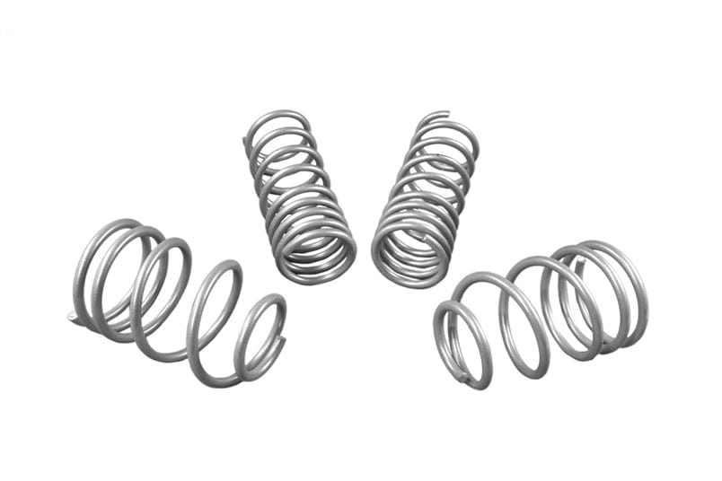 Whiteline Suits models to - 07/2015 with OEM struts with SBF part number suffix - lowers vehicle approximately 35mm front and rear Front and Rear Coil Springs - Lowered to Suit Ford Focus ST LZ SR