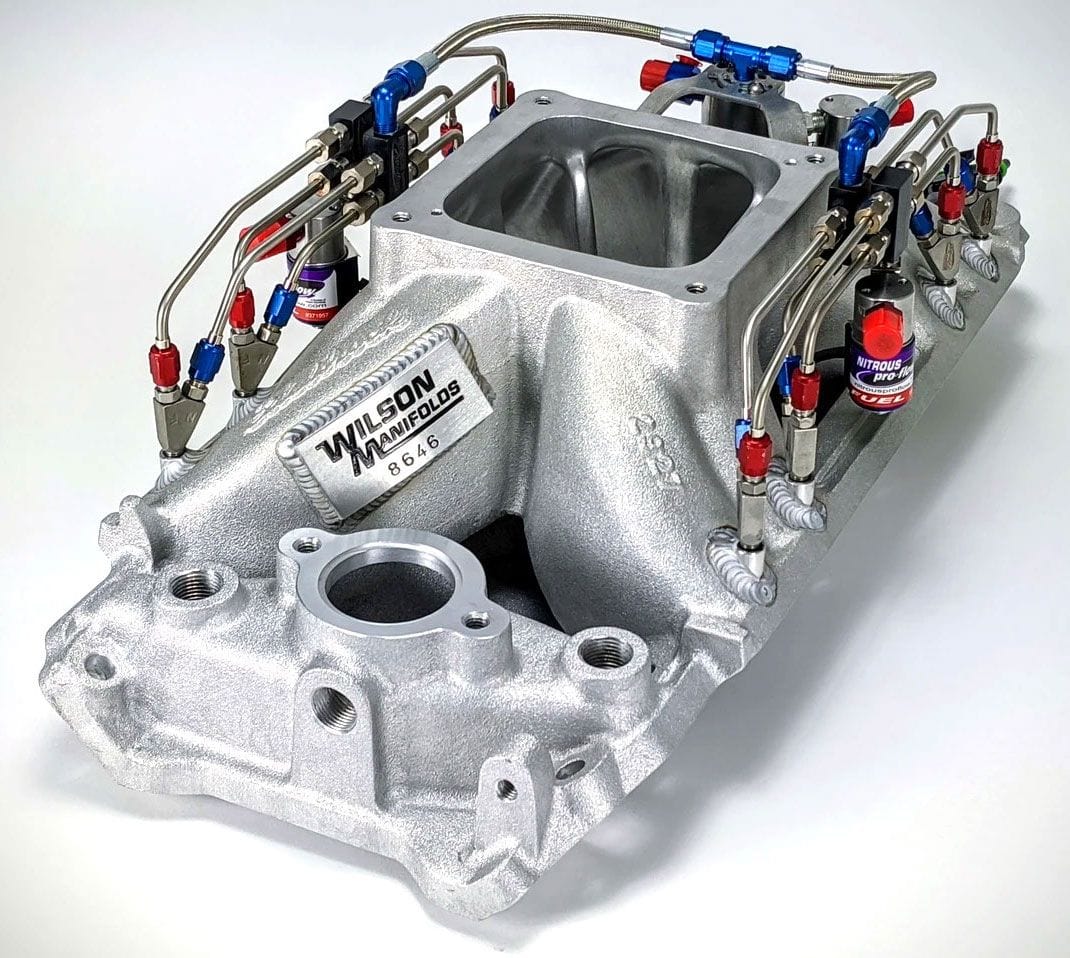 WILSON Wilson 150-500HP Direct Port V8 Single Stage Nitrous Kit WI308111 SR