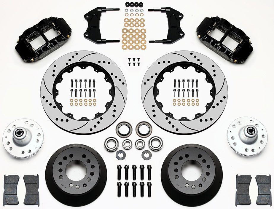 WILWOOD Forged Narrow Superlite 6R Dust Seal Big Brake Front Kit Forged Narrow Superlite 6R Dust Seal Big Brake Front Kit SR