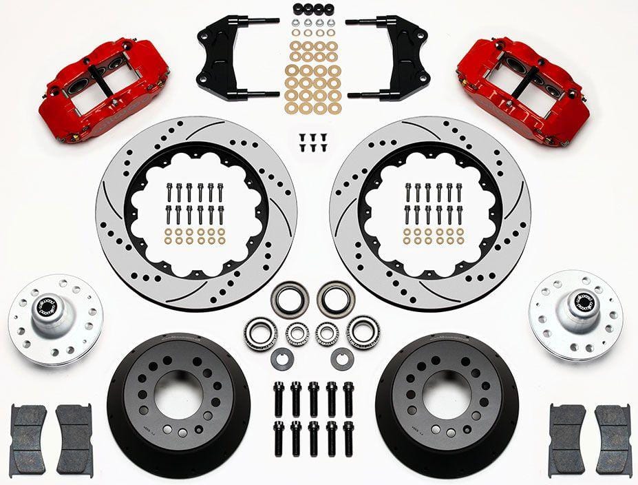 WILWOOD Forged Narrow Superlite 6R Dust Seal Big Brake Front Kit Forged Narrow Superlite 6R Dust Seal Big Brake Front Kit SR
