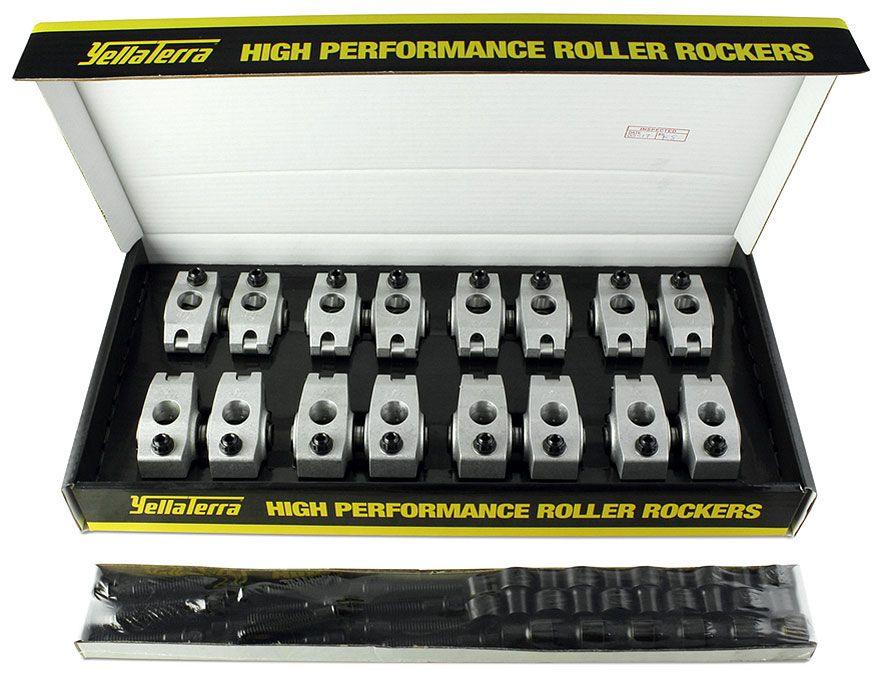YT Suit Ford Windsor AFR & Edelbrock Yella Terra Platinum 1.6:1 Roller Rockers YT6610 SR