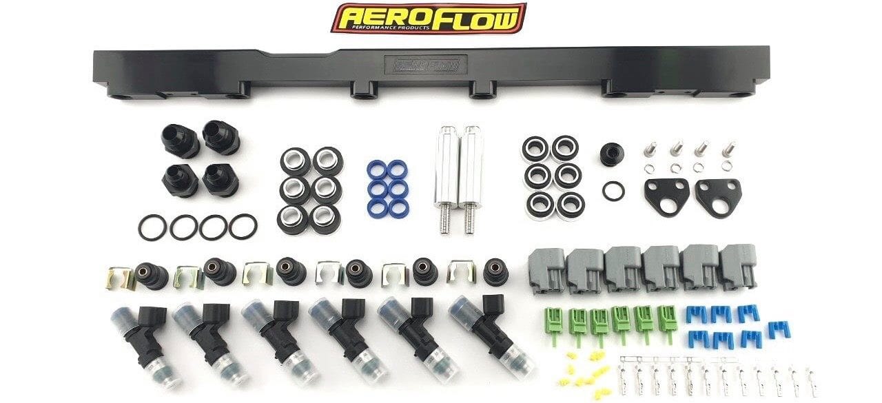 Aeroflow / Bosch Fuel Systems 2JZ 2JZ NonVVTI 1000CC Fuel Rail Kit Aeroflow x Bosch SR