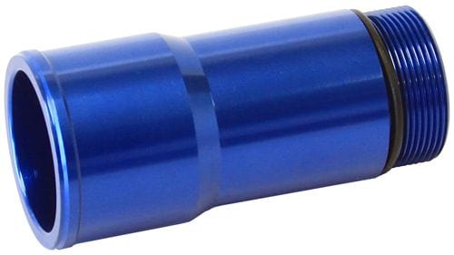 Aeroflow Performance 1.5" O.D., 2.75" Length, 1-1/4"-20 thread, fits most electric water p Aeroflow Radiator Hose Adapters - Blue AF64-2080 SR