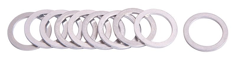 Aeroflow Performance 10 Pack Aeroflow Metric Aluminium Washers 22mm I.D, 30mm O.D AF171-22 SR