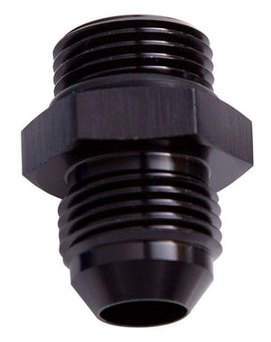 Aeroflow ORB to AN Straight Male Flare Adapter (AF920-10-12BLK)