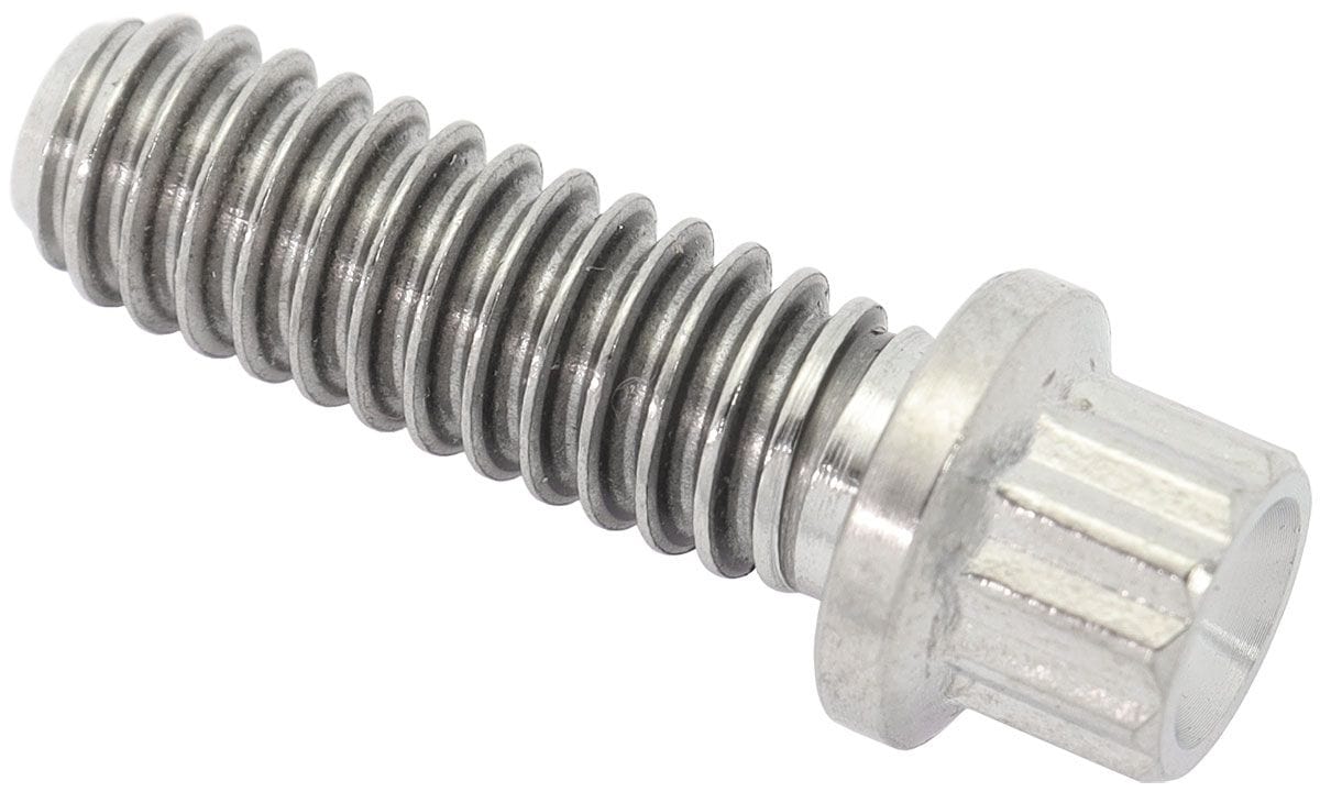 Aeroflow Performance 12 Point Head, Natural Finish, Sold Single. Aeroflow 1/4-20", UHL 0.750" Titanium Bolt AF3511-0750 SR