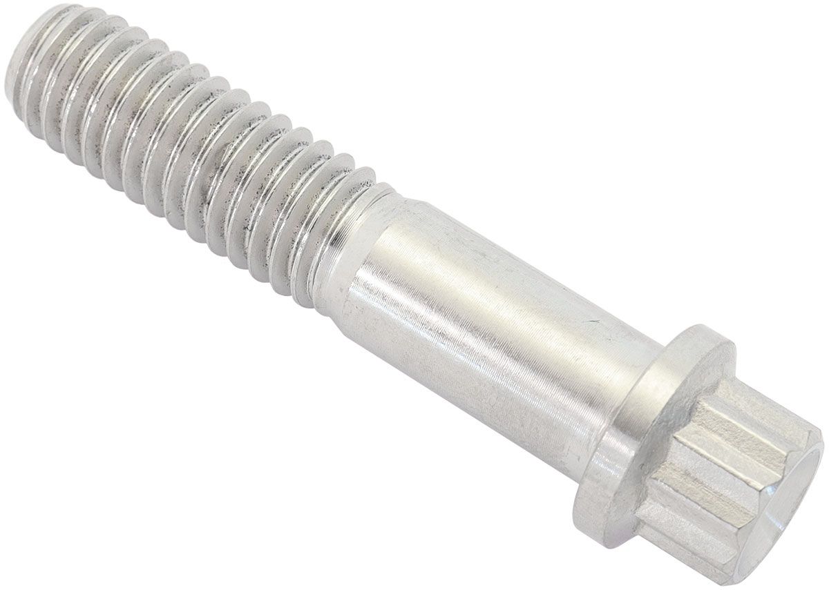 Aeroflow Performance 12 Point Head, Natural Finish, Sold Single. Aeroflow 3/8-16", UHL 1.75" Titanium Bolt AF3514-1750 SR
