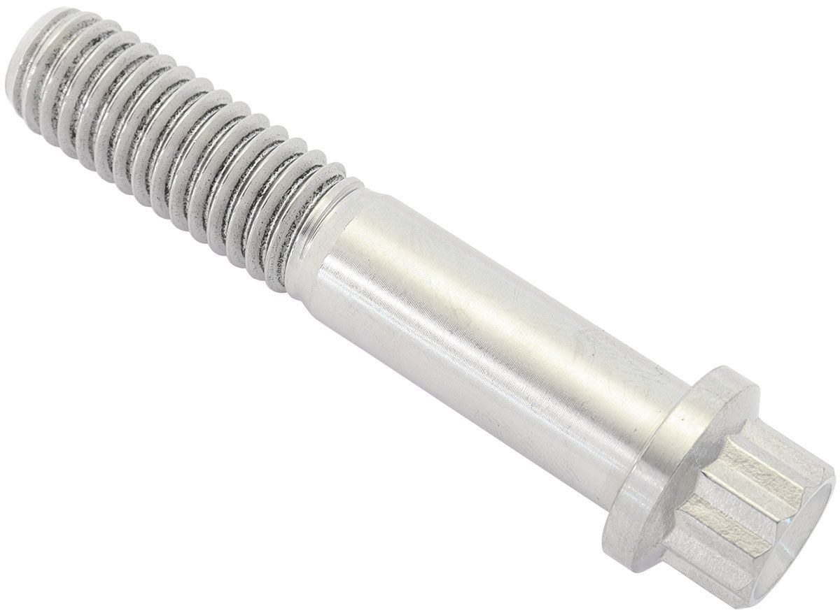 Aeroflow Performance 12 Point Head, Natural Finish, Sold Single. Aeroflow 3/8-16", UHL 2.00" Titanium Bolt AF3514-2000 SR
