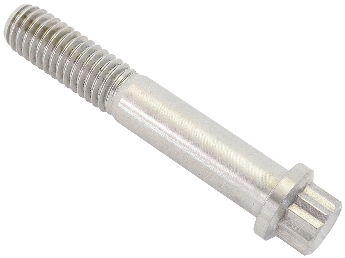 Aeroflow Performance 12 Point Head, Natural Finish, Sold Single. Aeroflow 3/8-16", UHL 2.25" Titanium Bolt AF3514-2250 SR
