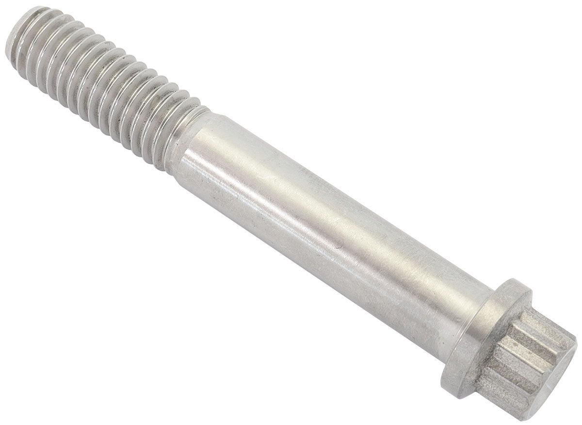 Aeroflow Performance 12 Point Head, Natural Finish, Sold Single. Aeroflow 3/8-16", UHL 2.50" Titanium Bolt AF3514-2500 SR