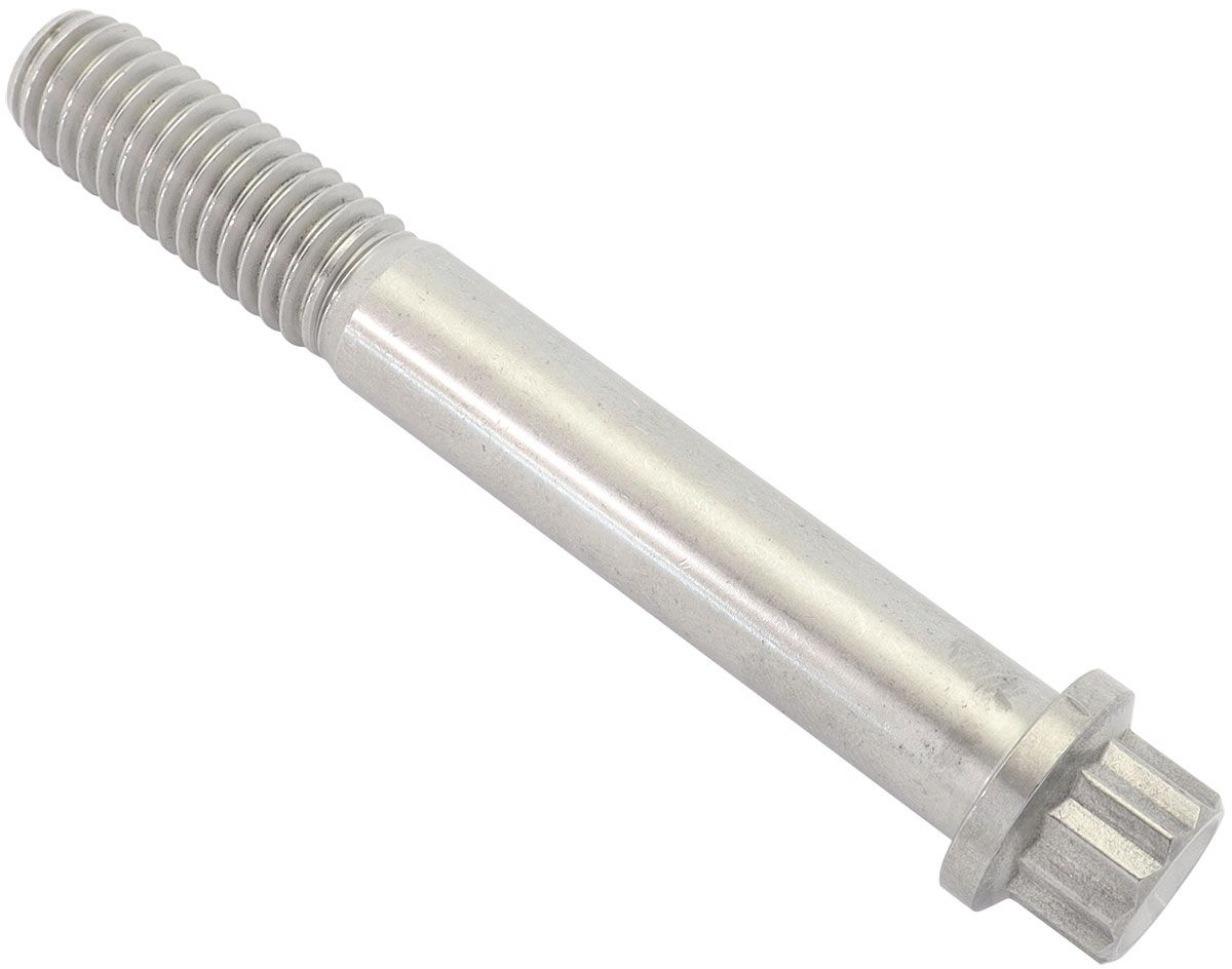 Aeroflow Performance 12 Point Head, Natural Finish, Sold Single. Aeroflow 3/8-16", UHL 2.75" Titanium Bolt AF3514-2750 SR