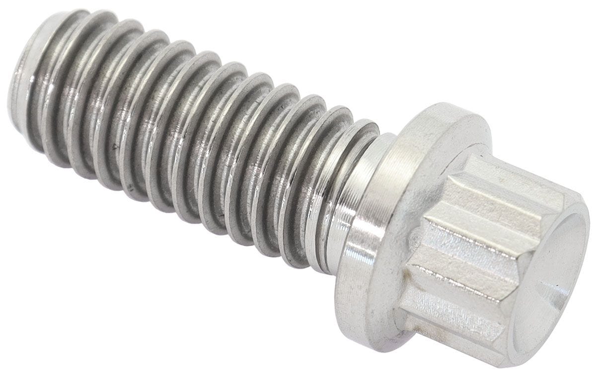 Aeroflow Performance 12 Point Head, Natural Finish, Sold Single. Aeroflow 5/16-18", UHL 0.750" Titanium Bolt AF3512-0750 SR