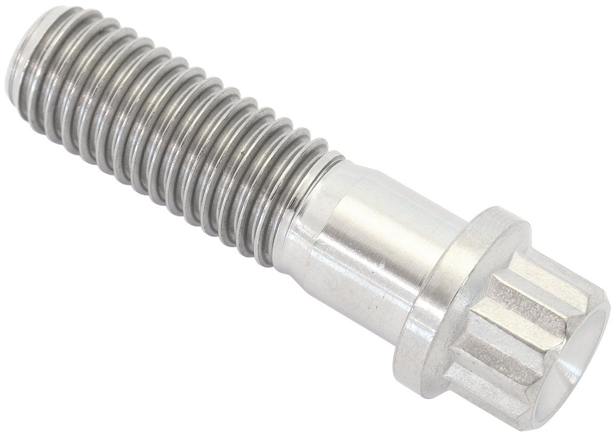 Aeroflow Performance 12 Point Head, Natural Finish, Sold Single. Aeroflow M10 x 1.50mm, UHL 35mm Titanium Bolt AF3504-1377 SR