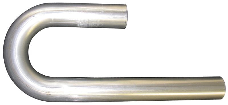 Aeroflow Performance 2-1/4" O.D, .065" Wall, 6"/12" Leg Aeroflow Stainless Steel 180° Mandrel J Bend AF9506-2250 SR