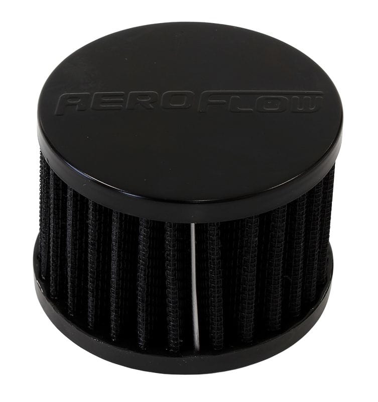 Aeroflow Black Push In Breather AF2271-1490