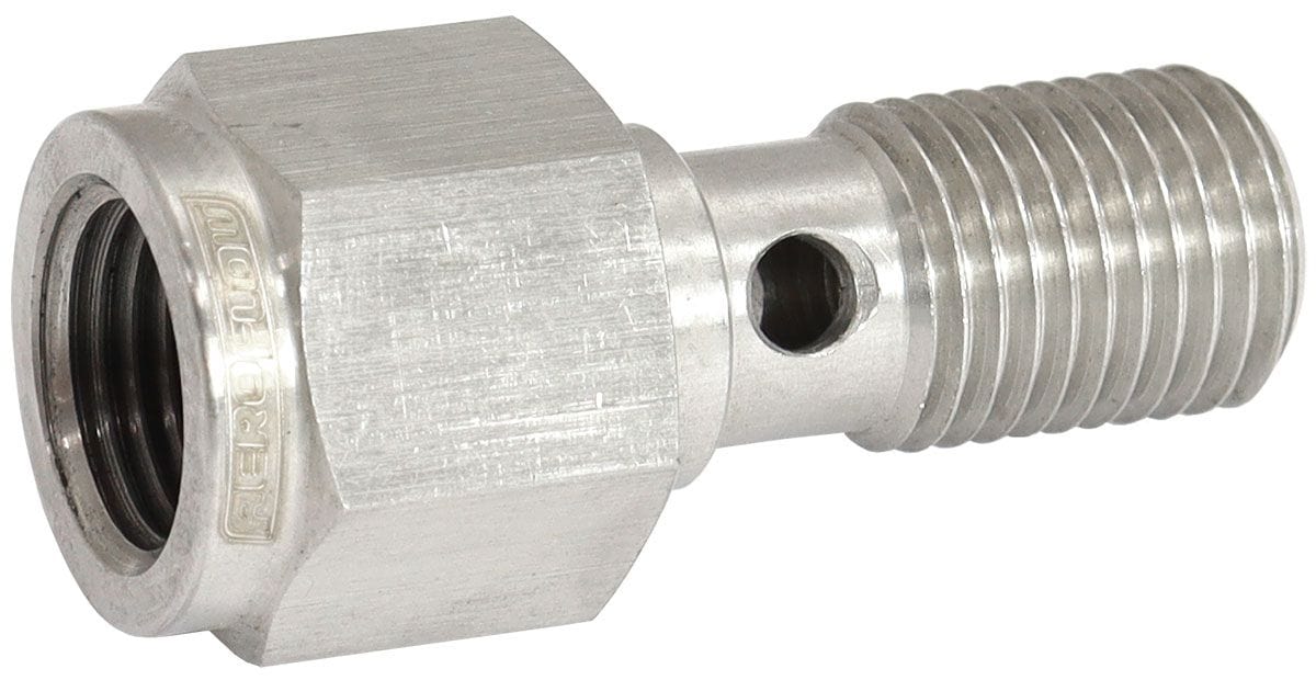 Aeroflow Performance 3/8-24" Banjo Bolt with 1/8" NPT Port Aeroflow 3/8-24" Banjo Bolt with 1/8" NPT Port AF300-03P SR