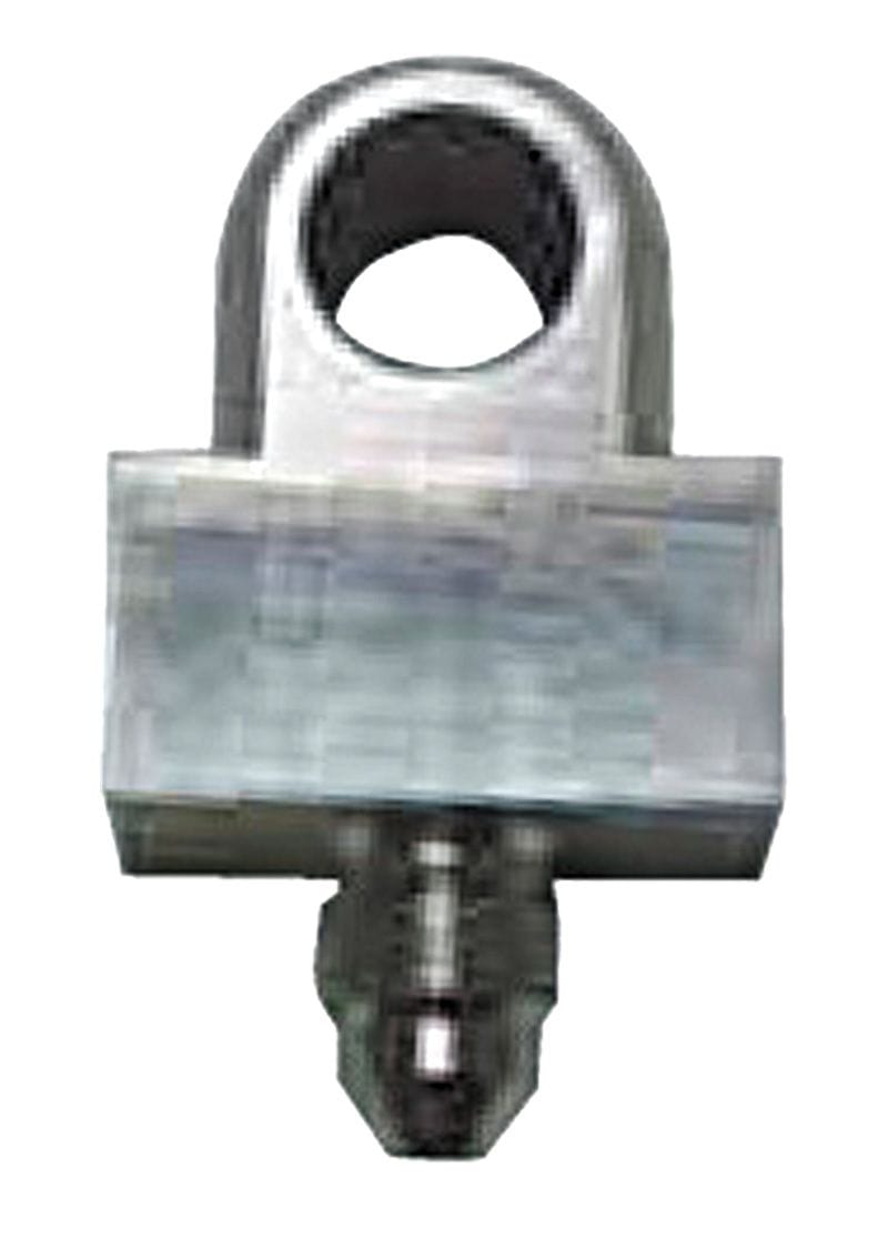 Aeroflow Performance -3AN Male with 3/8" x 24 Inserted Flare on Run Aeroflow Stainless Steel Tee Block -3AN AF329-01 SR