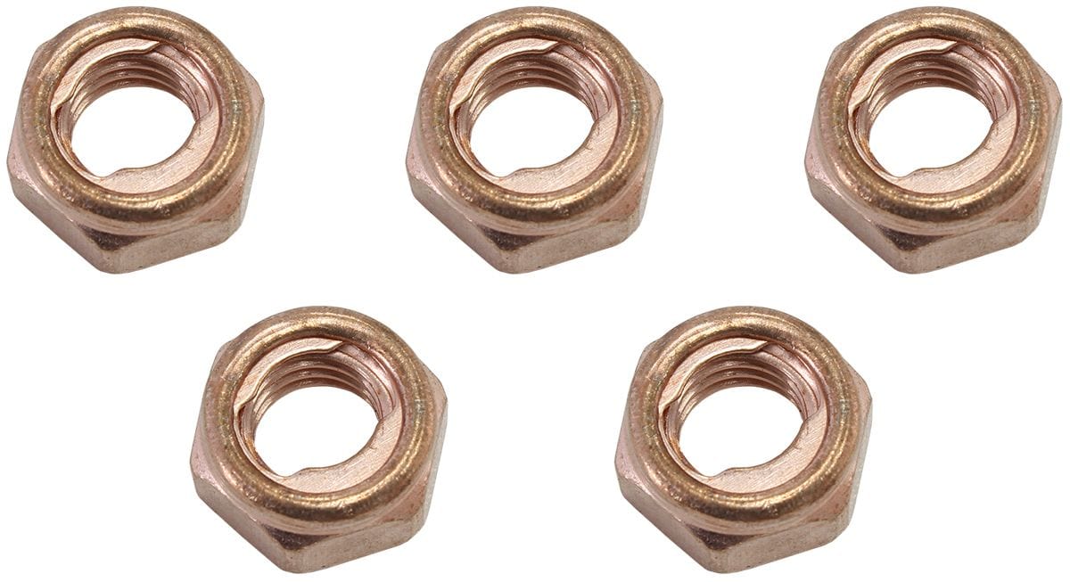 Aeroflow Performance 5 Pack Aeroflow Copper Turbo Nut Kit M8 x 1.25mm AF8059-1002 SR