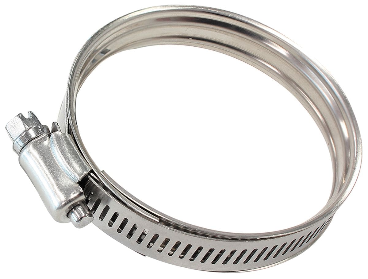 Aeroflow Performance 68mm (2.67") to 85mm (3.34") Clamping Range Aeroflow Constant Tension Dual Bead Stainless Hose Clamp AF28-6885 SR