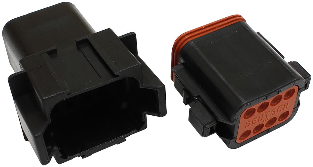 Aeroflow Performance 8 Pin Connector Suit 14 AWG Wire Aeroflow WeatherTight Connector AF49-9008 SR