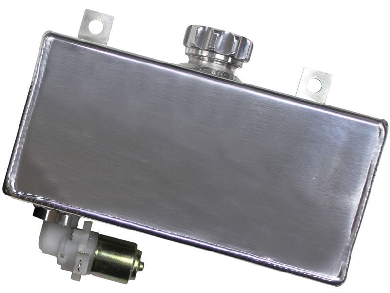 Aeroflow Performance 80mm L x 210mm W x 100mm H, Polished finish Aeroflow Fabricated Alloy Washer Tank with Motor AF77-1005 SR