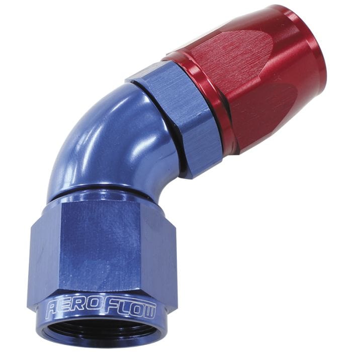 Aeroflow Performance Aeroflow 570 Series PTFE 60° Hose End. AF578 Suits 200 & 250 Series Hose SR