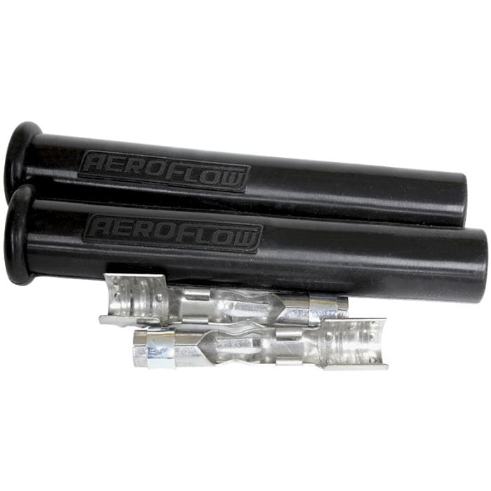 Aeroflow Performance Aeroflow AF4030-3301 Xpro Silicone Multi Angle Spark Plug Boots & Terminals
Black, 2 pack SR