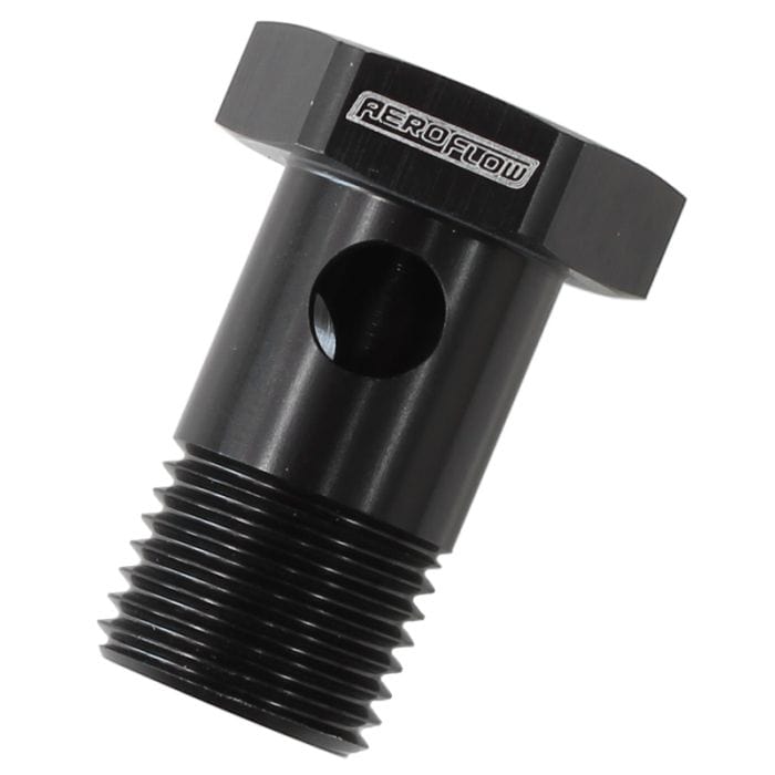 Aeroflow Performance Aeroflow Alloy Banjo Bolt M16 x 1.5 AF716 Use With -10AN SR