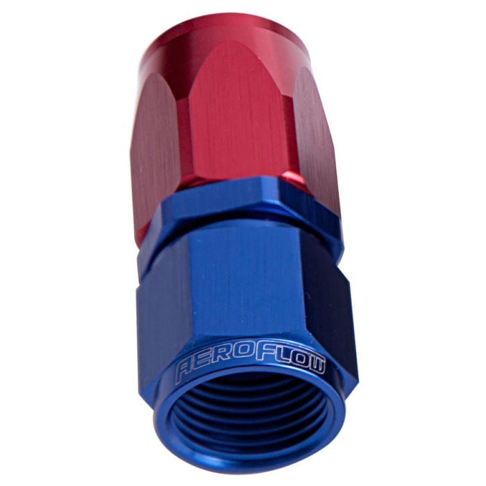 Aeroflow Performance Aeroflow Fittings 100 / 150 Series Taper Style One Piece Full Flow Swivel Straight Hose End AF101 SR