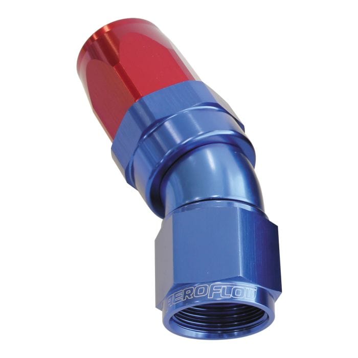 Aeroflow Performance Aeroflow Fittings 150 Series Taper One-Piece Full Flow Swivel 30° Hose End AF197 SR