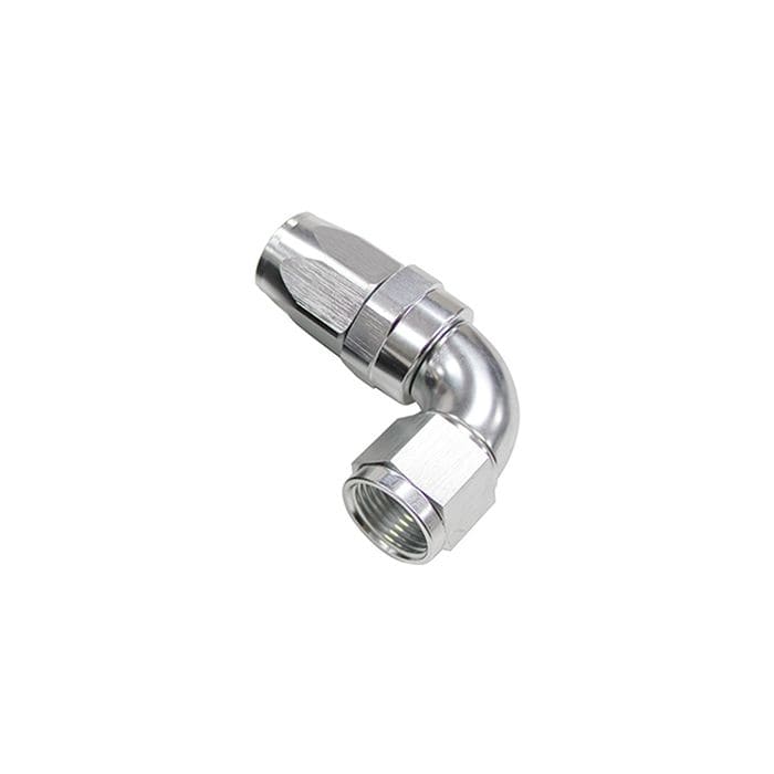 Aeroflow Performance Aeroflow Fittings 150 Series Taper One-Piece Full Flow Swivel 90° Hose End AF153 SR