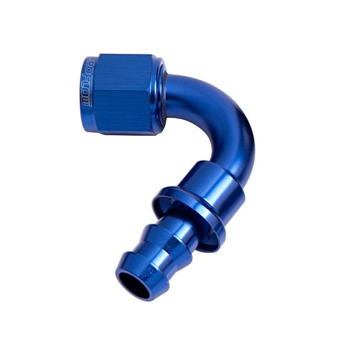 Aeroflow Performance Aeroflow Fittings 400 Series Push Lock 120° Hose End AF404 SR
