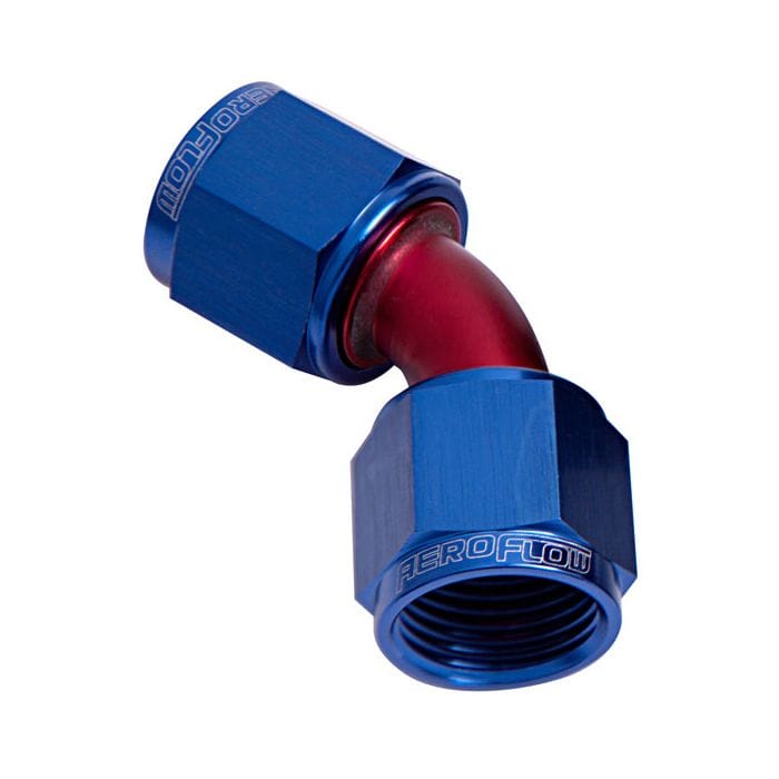 Aeroflow Performance Aeroflow Fittings 45° Female Swivel Coupler AF132 SR