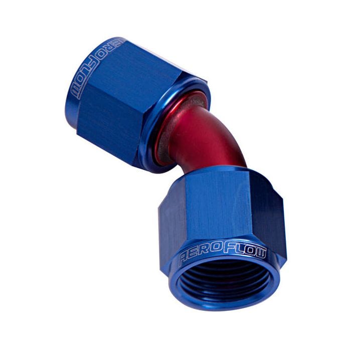 Aeroflow Performance Aeroflow Fittings 45° Female Swivel Coupler AF132 SR