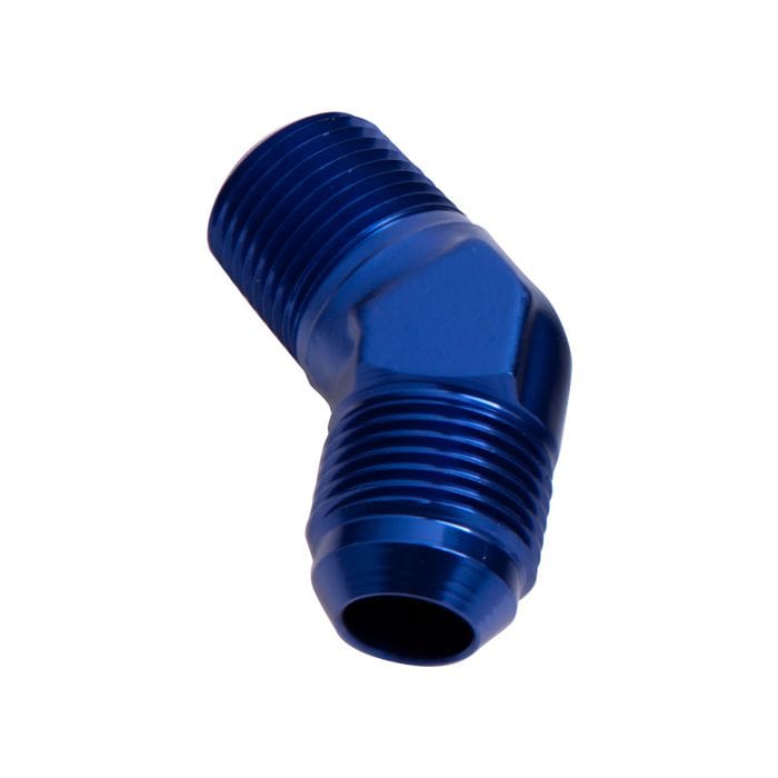 Aeroflow Performance Aeroflow Fittings 45° NPT to Male Flare Adapter AF823 SR
